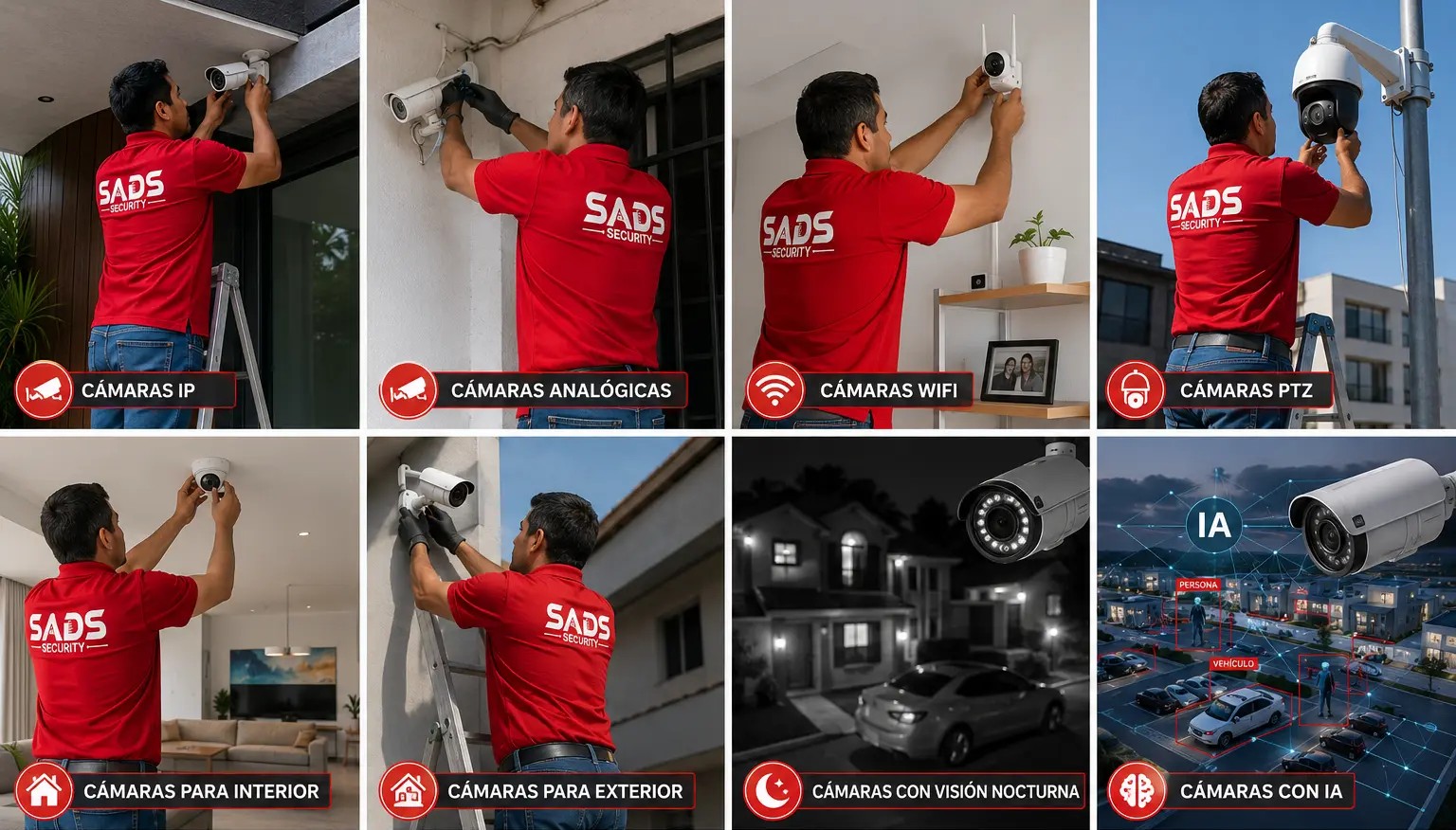 Instalación de NVR y DVR de SADS SECURITY